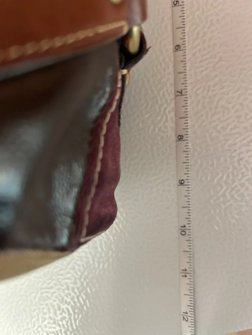 Coach Patchwork Shoulder Bag in Brown, Tan and Burgundy Accents - Picture 7 of 10